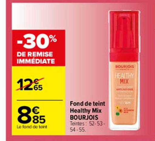 fond de teint healthy mix bourjois