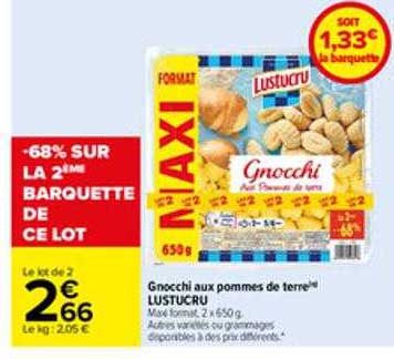 Gnocchi Aux Pommes De Terre Lustucru