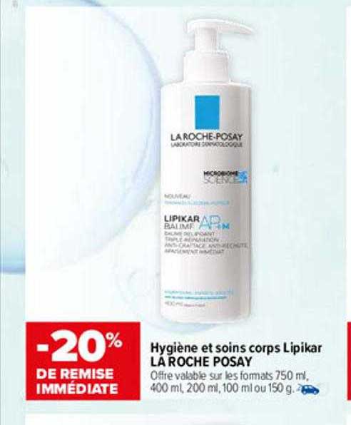 hygiène et soins corps lipikar la roche posay