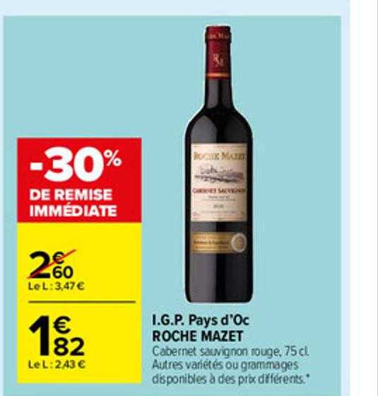 i.g.p. pays d'oc roche mazet