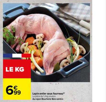 lapin entier sous fourreau