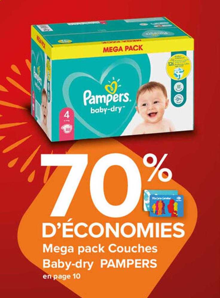 mega pack couches baby-dry pampers