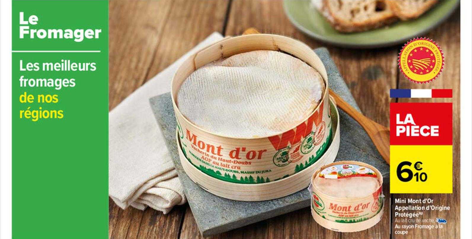 mini mont d'or appellation d'origine protégée