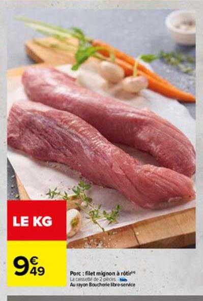 Porc : Filet Mignon à Rôtir