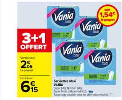 Serviettes Maxi Vania