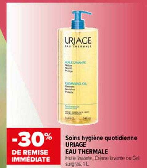 soins hygiène quotidienne uriage eau thermale
