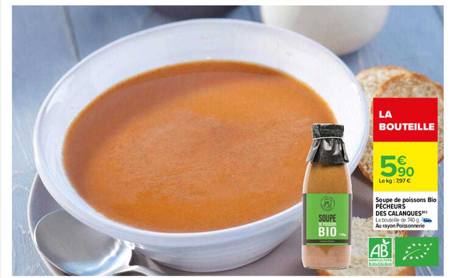 soupe de poissons bio pêcheurs des calanques