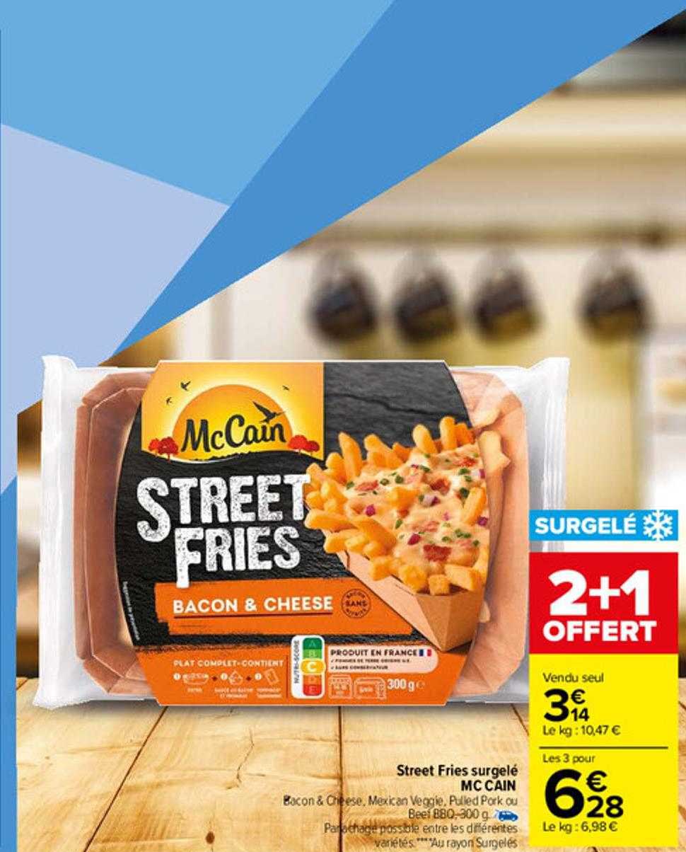 street fries surgelé mc cain