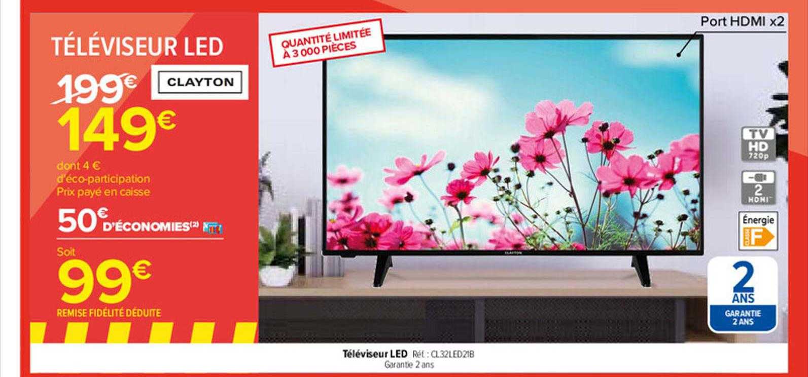 Téléviseur Led Clayton