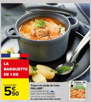 Tripes à La Mode De Caen Paillard