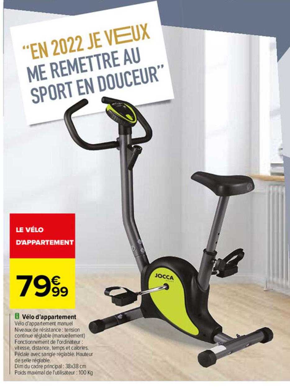 vélo d'appartement jocca