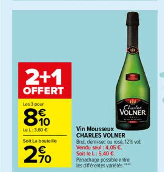 Vin Mousseux Charles Volner