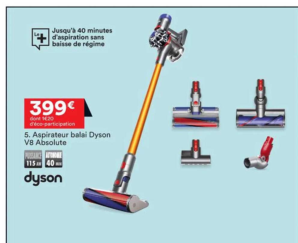 Aspirateur Balai Dyson V8 Absolute