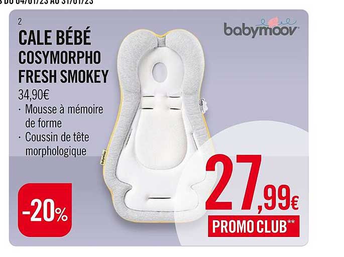 cale bébé cosymorpho fresh smokey baby moov