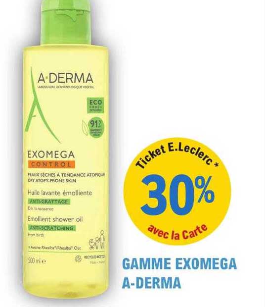 gamme exomega a-derma