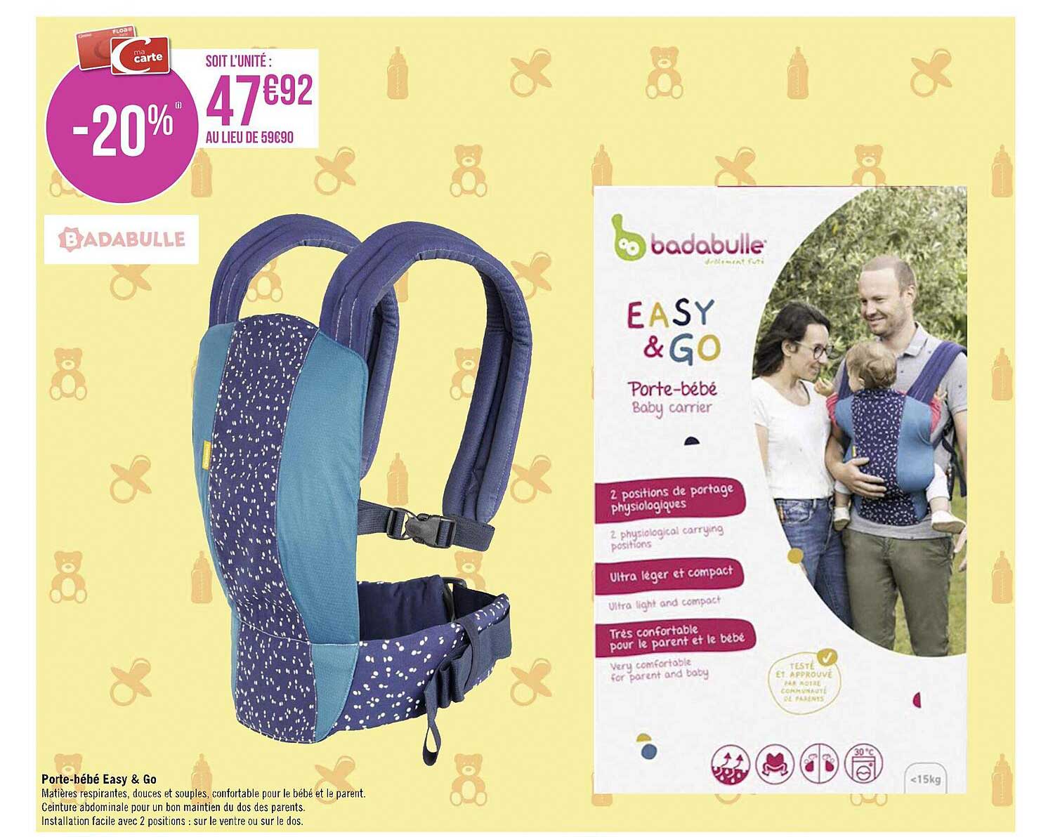 porte-bébé easy & go badabulle