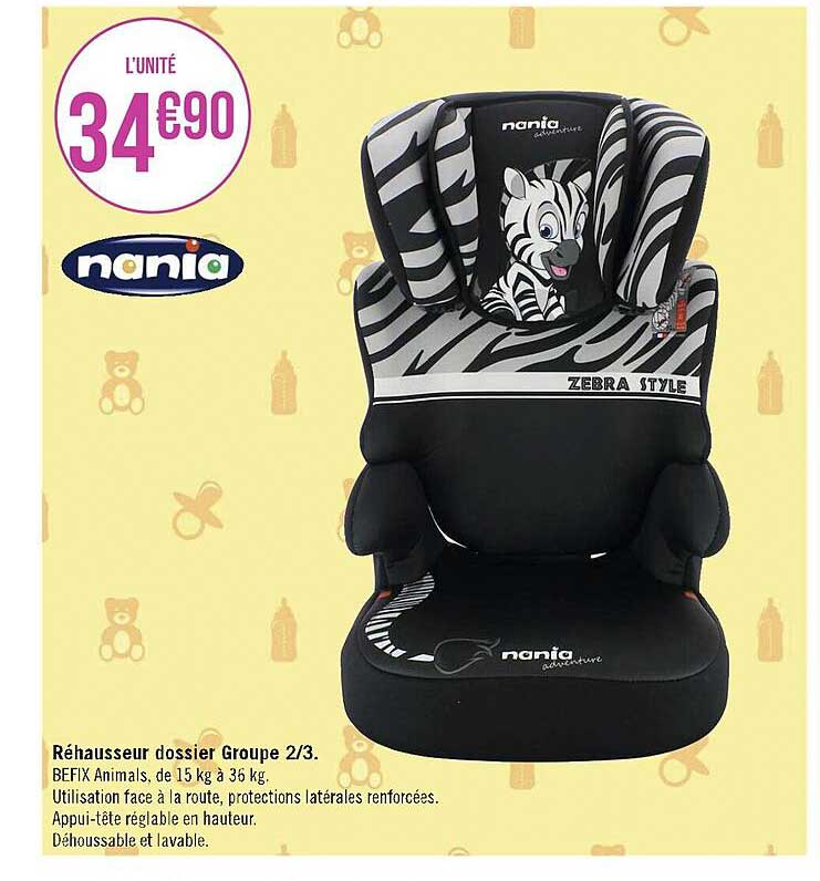 rehausseur dossier groupe 2-3 nania