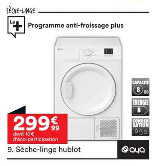 sèche-linge hublot aya