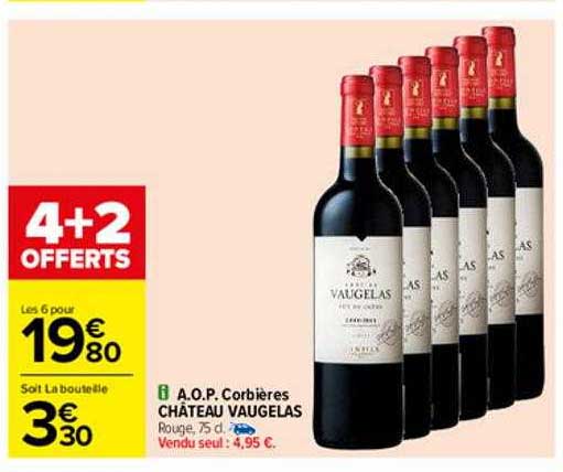 a.o.p. corbières château vaugelas