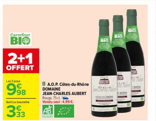 a.o.p. côtes-du-rhône domaine jean-charles aubert