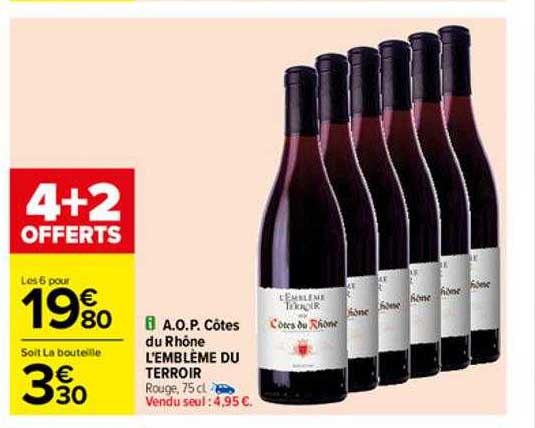 a.o.p. côtes du rhône l'emblème du terroir