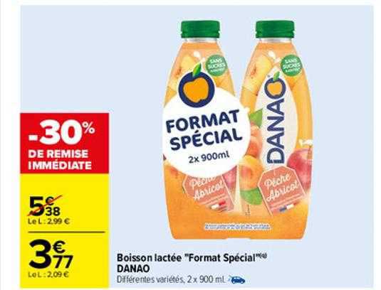 boisson lactée "format spécial" danao