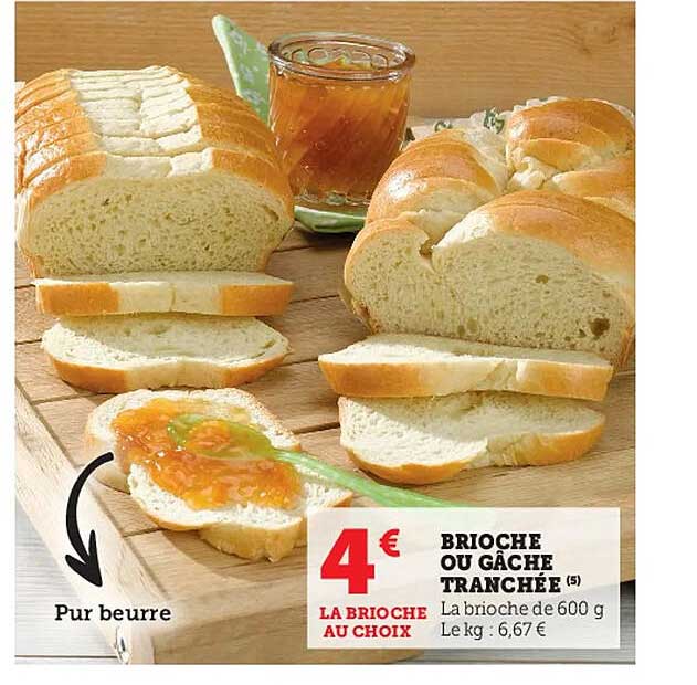 Brioche Ou Gâche Tranchée