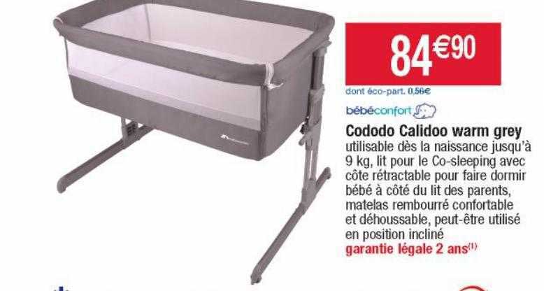 cododo calidoo warm grey bébéconfort