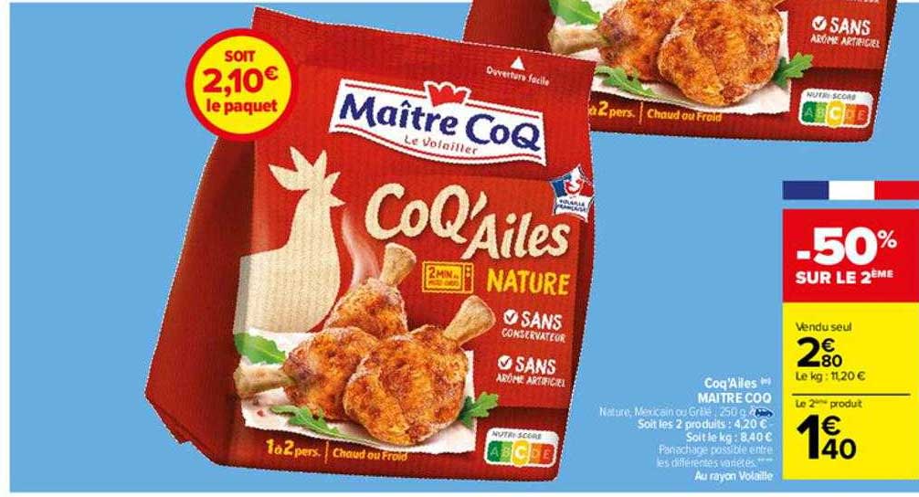 Coq'ailes Maître Coq