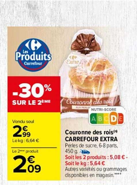 couronne des rois carrefour extra