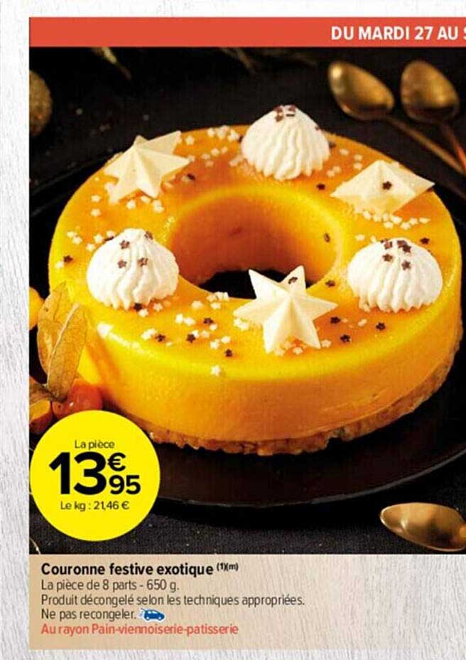 couronne festive exotique