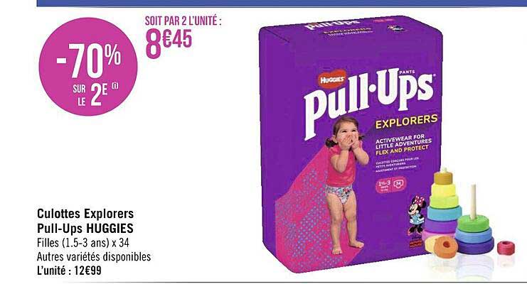culottes explorers pull-ups huggies