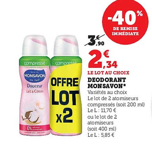 déodorant mon savon