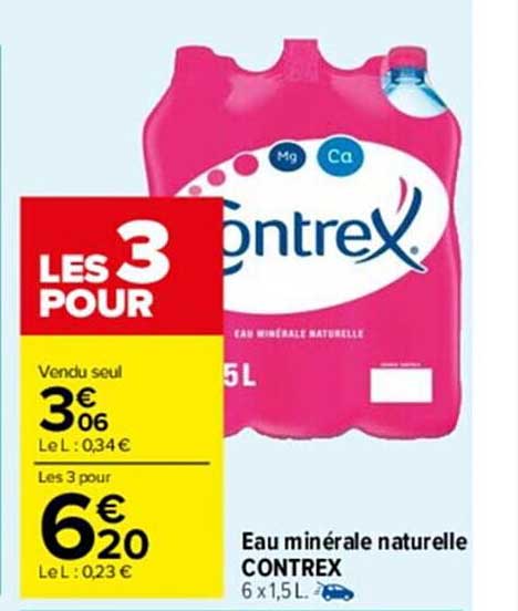 Eau Minérale Naturelle Contrex