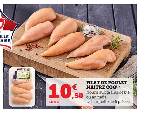 filet de poulet maître coq