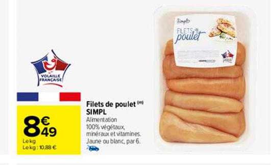Filets De Poulet Simpl