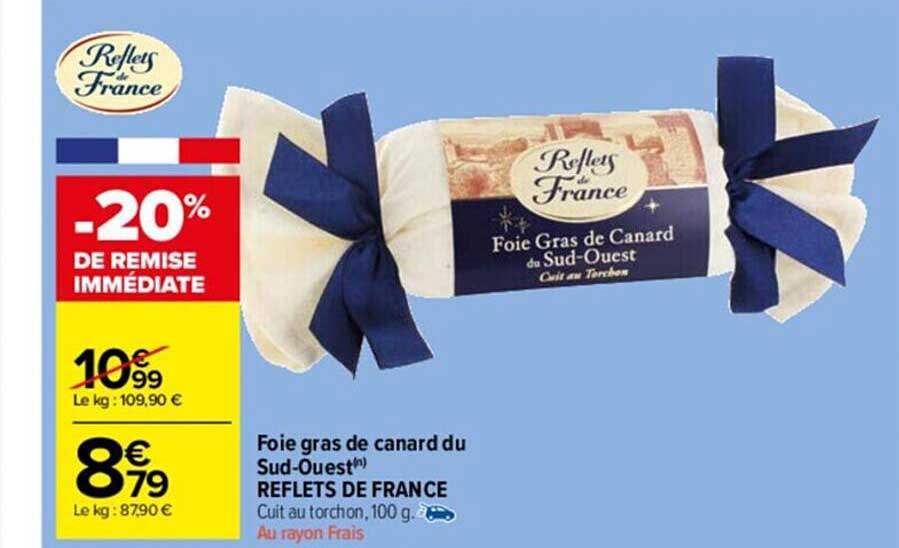 foie gras de canard du sud-ouest reflets de france