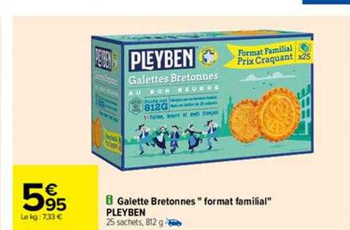 galette bretonnes "format familial" pleyben