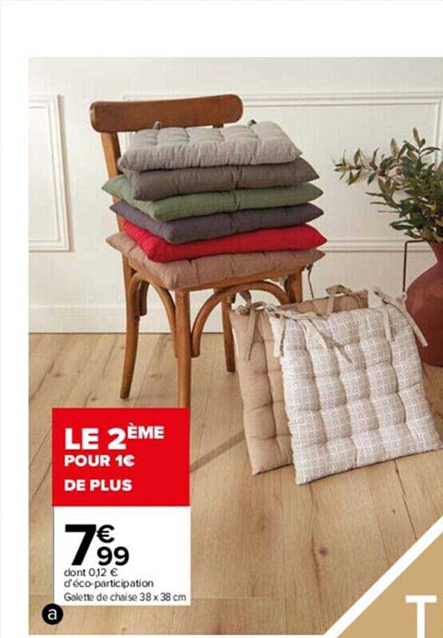 Galette De Chaise 38 X 38 Cm