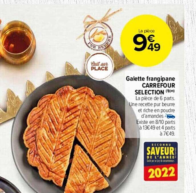 galette frangipane carrefour sélection