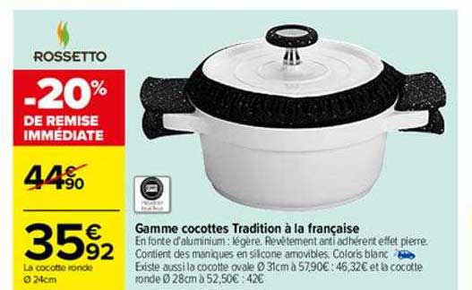 gamme cocottes tradition à la française rossetto