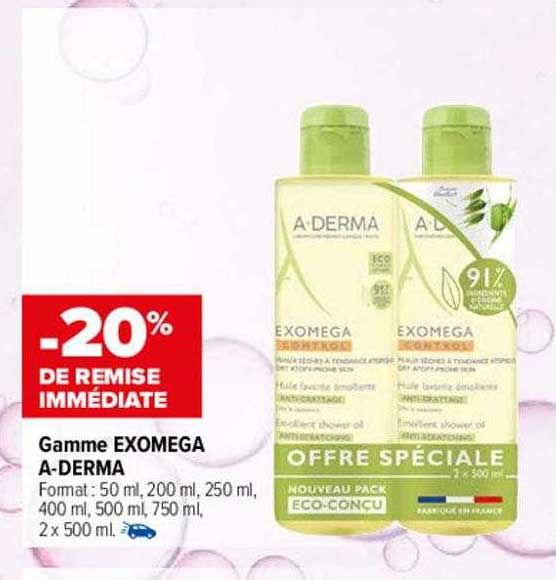 gamme exomega a-derma