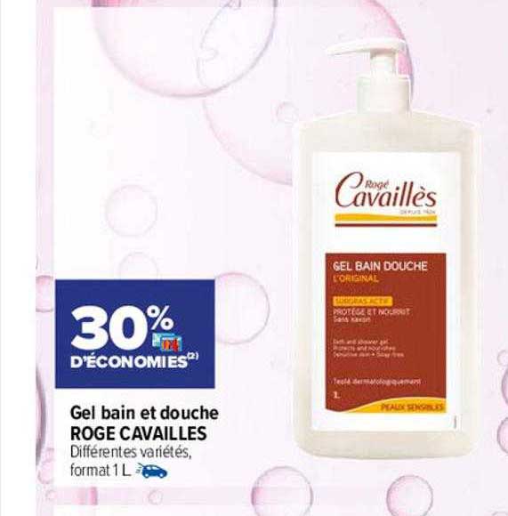 Gel Bain Et Douche Roge Cavailles