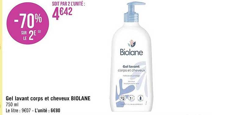 Gel Lavant Corps Et Cheveux Biolane