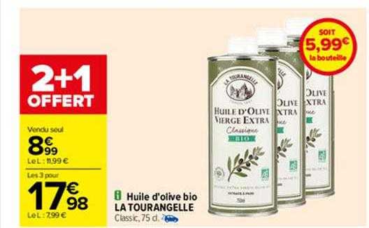huile d'olive bio la tourangelle
