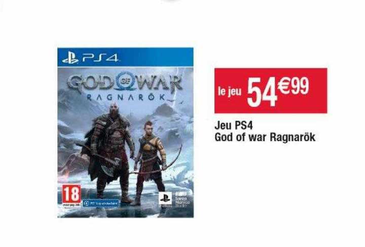 jeu ps4 god of war ragnarök