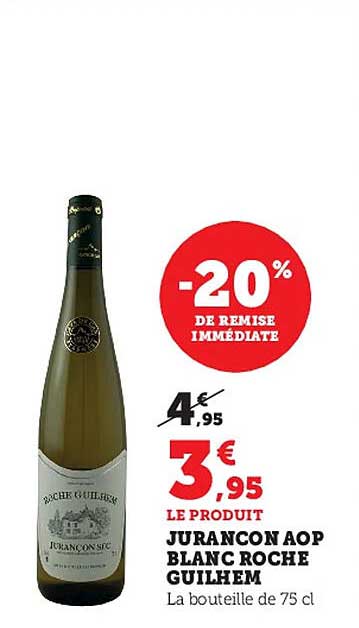 Jurançon Aop Blanc Roche Guilhem