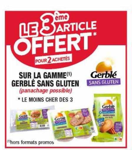 La Gamme Gerblé Sans Gluten