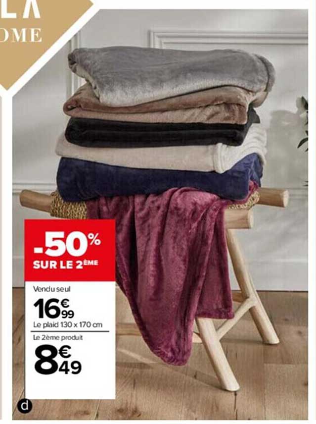 Le Plaid 130 X 170 Cm