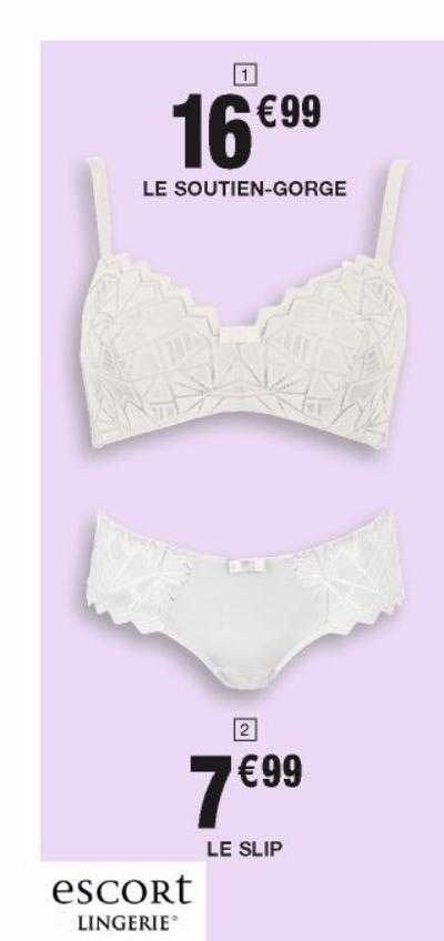 Le Soutien-gorge Le Slip Escort Lingerie